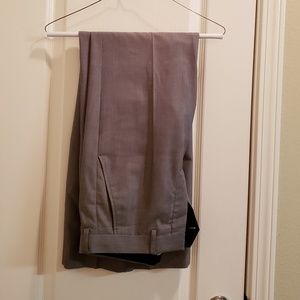 JF J. Ferrar Gray Slim Fit Suit Pants